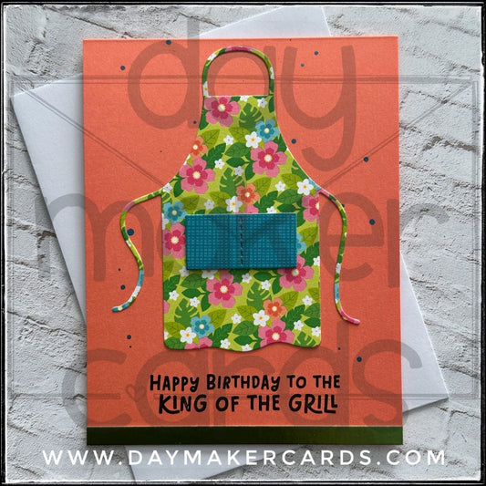King Of The Grill Handmade Card