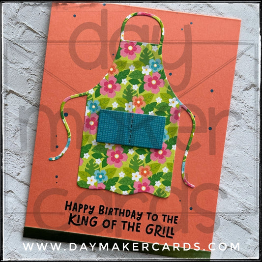 King Of The Grill Handmade Card