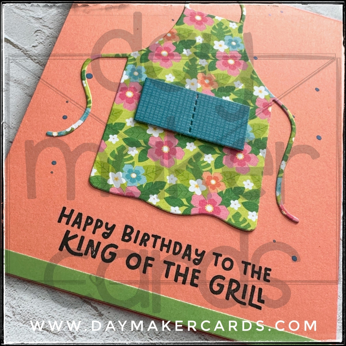 King Of The Grill Handmade Card