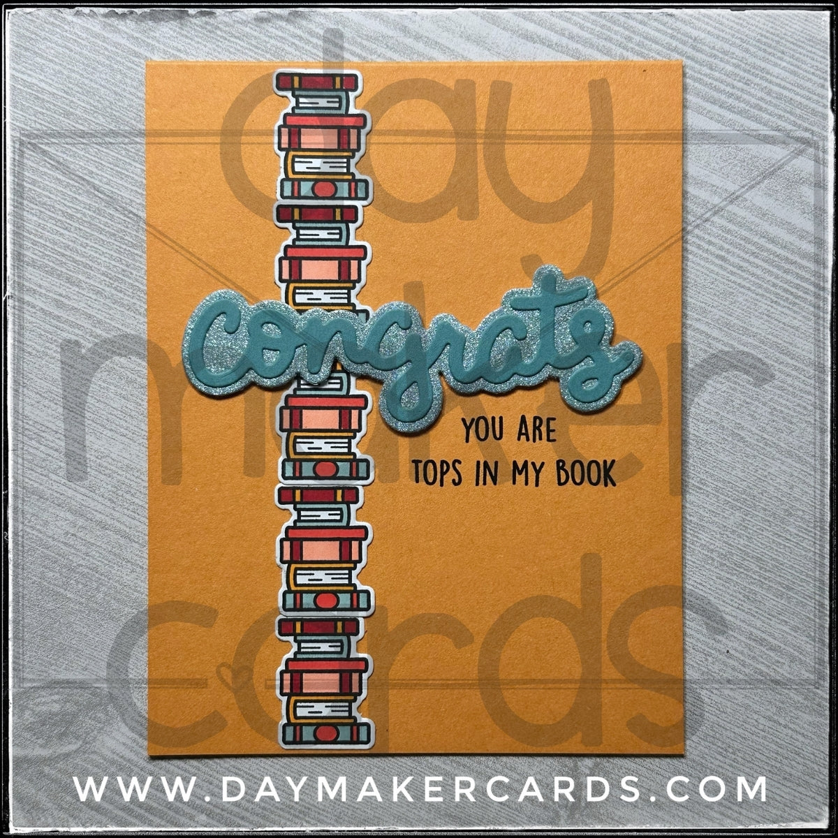 Tops In My Book Handmade Card