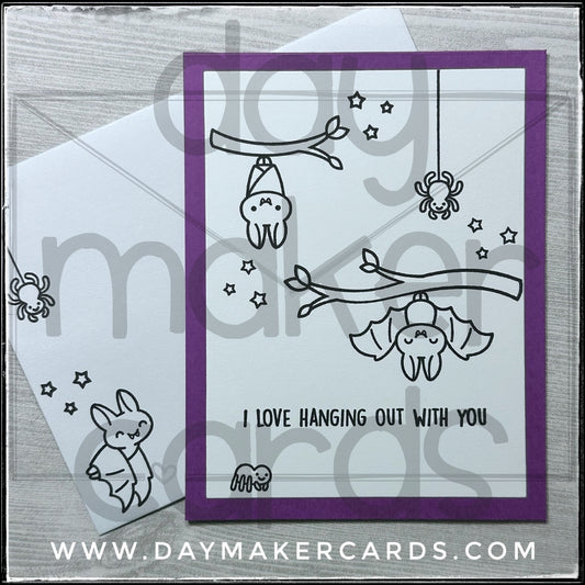 I Love Hanging Out Handmade Card