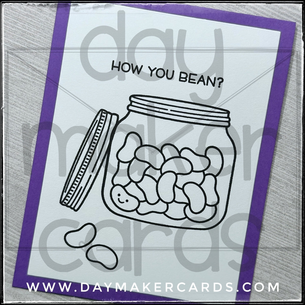 How You Bean? Handmade Card