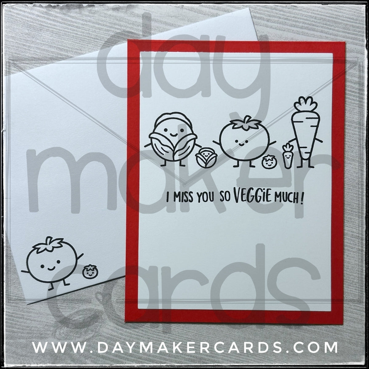 So Veggie Much Handmade Card