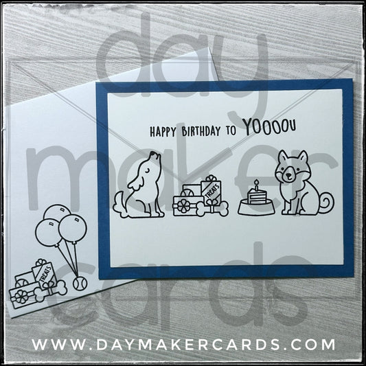 Happy Birthday To Yooou Handmade Card