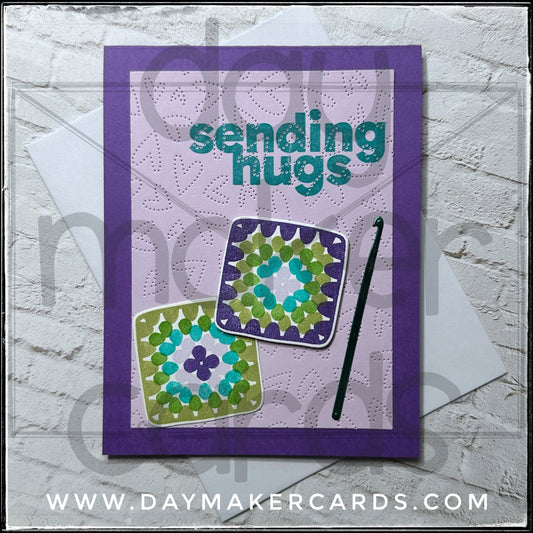 Sending Hugs Handmade Card