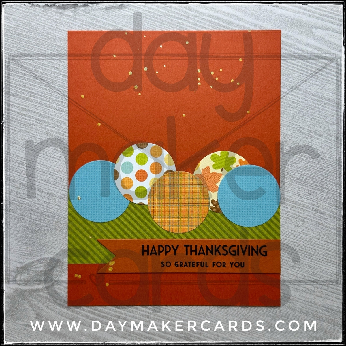 Happy Thanksgiving Handmade Card