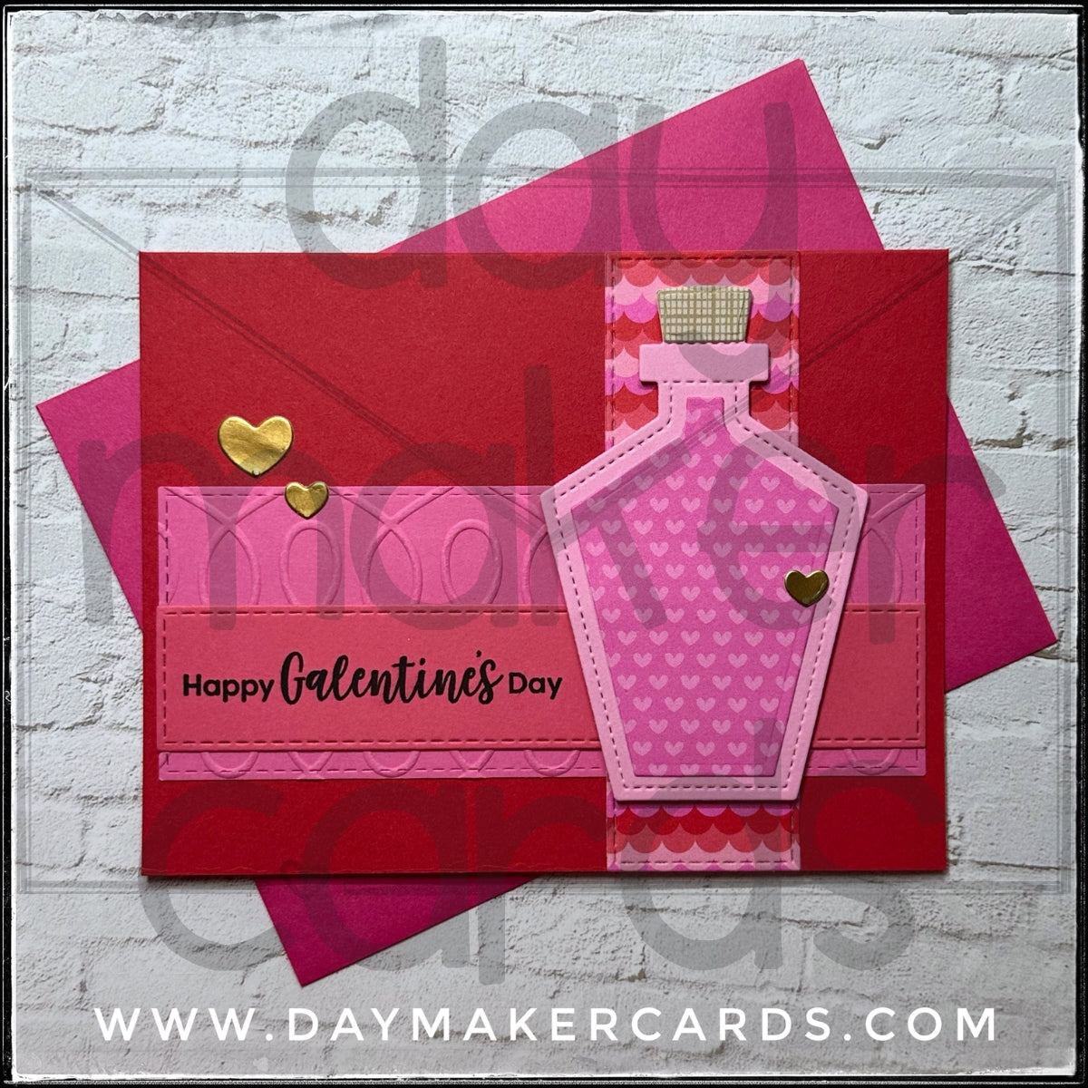 Happy Galentine's Day Handmade Card