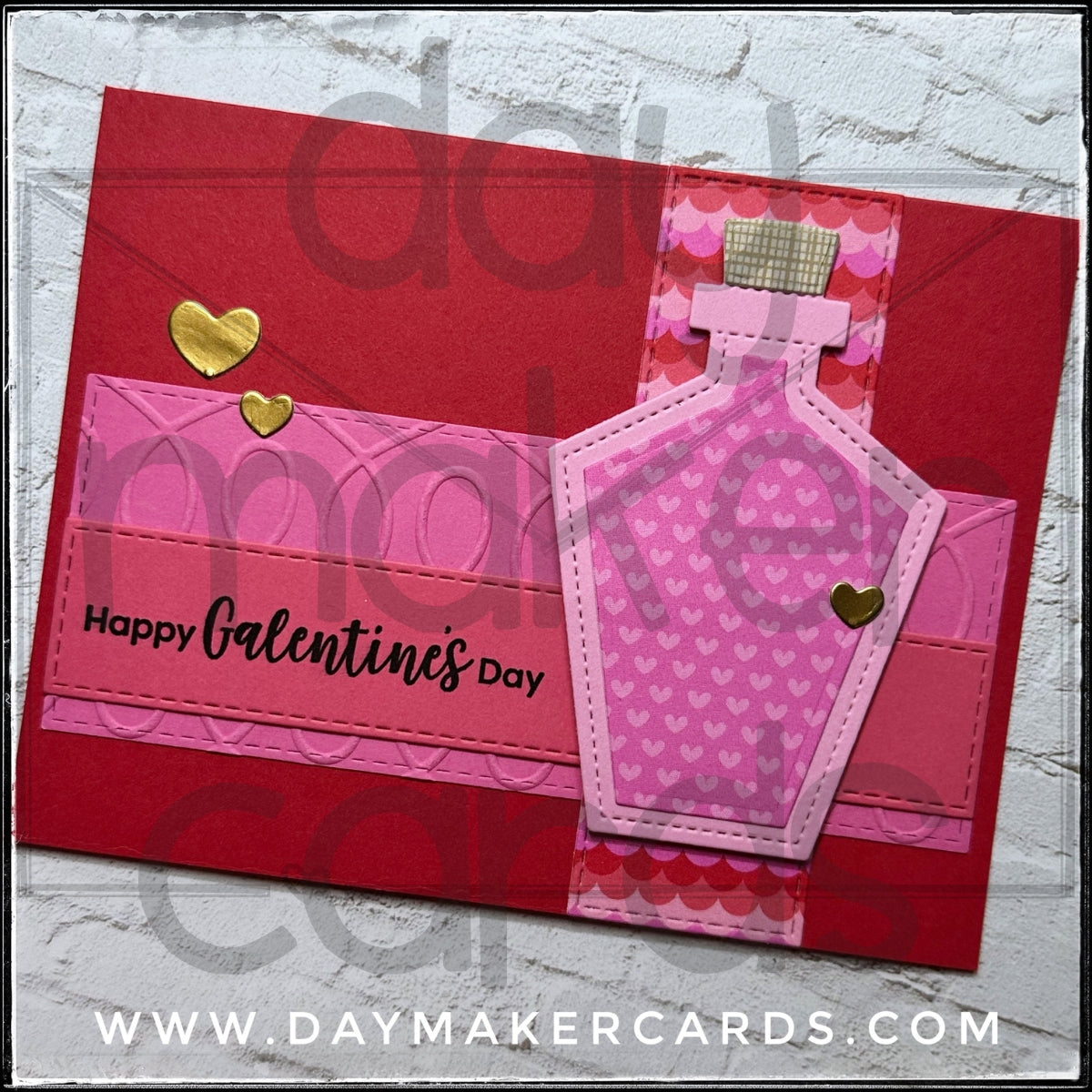 Happy Galentine's Day Handmade Card