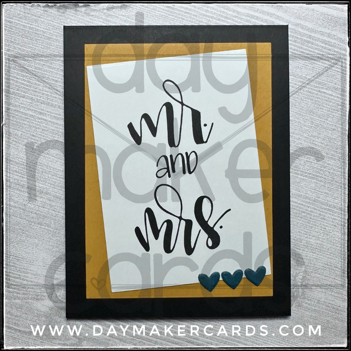 Mr. and Mrs. Handmade Card
