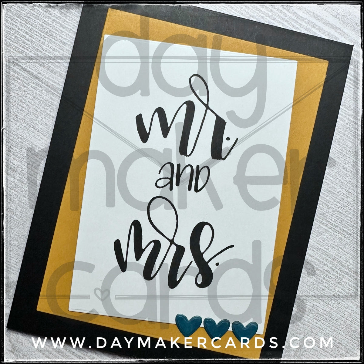 Mr. and Mrs. Handmade Card