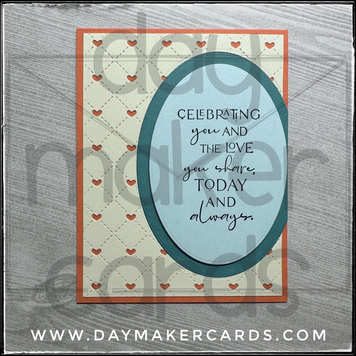 The Love You Share Handmade Card