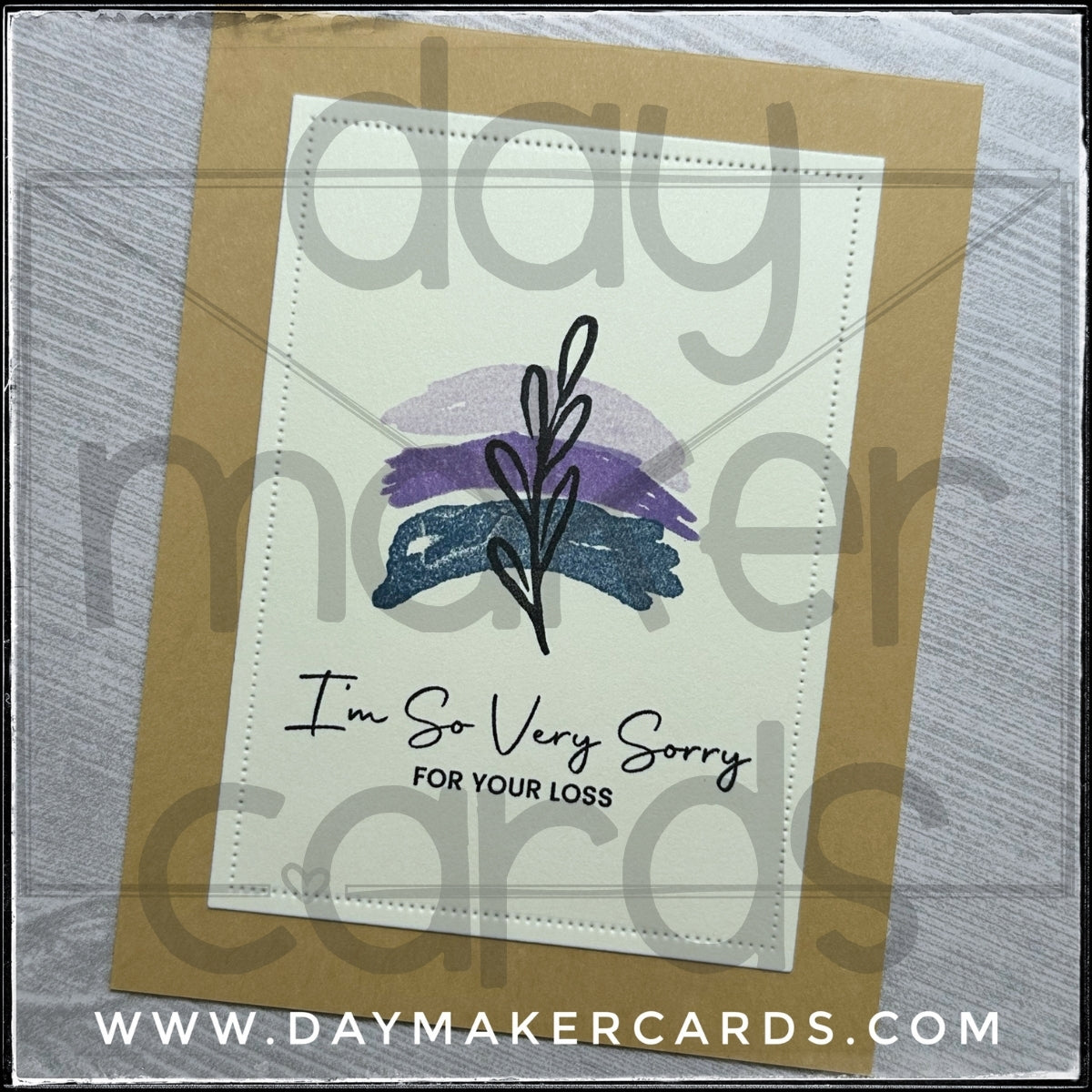 I'm So Sorry Handmade Card