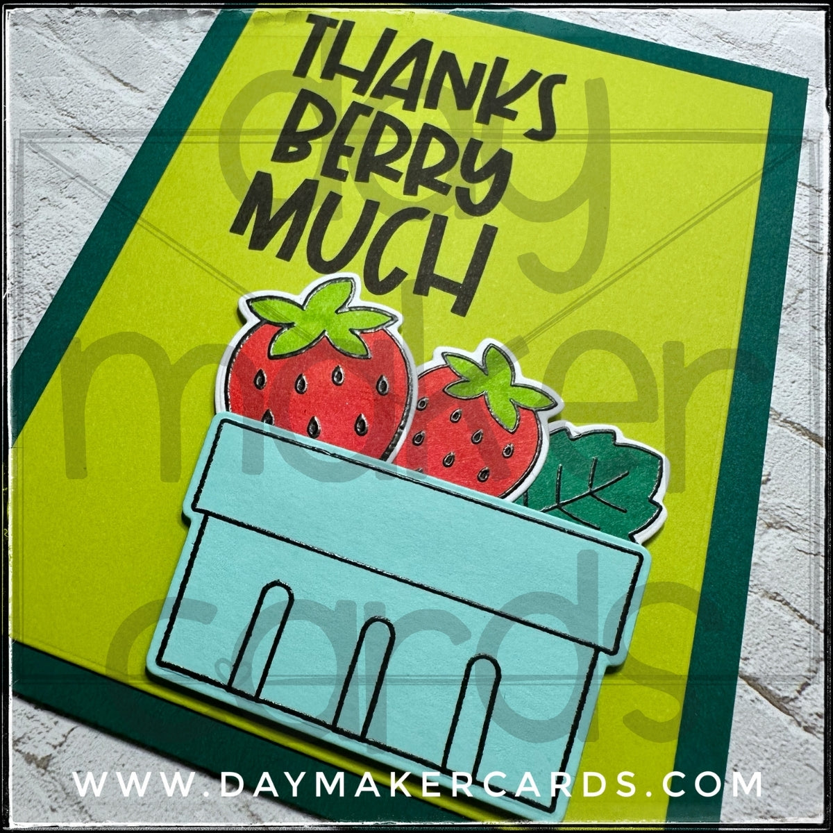 Thanks Berry Much Handmade Card