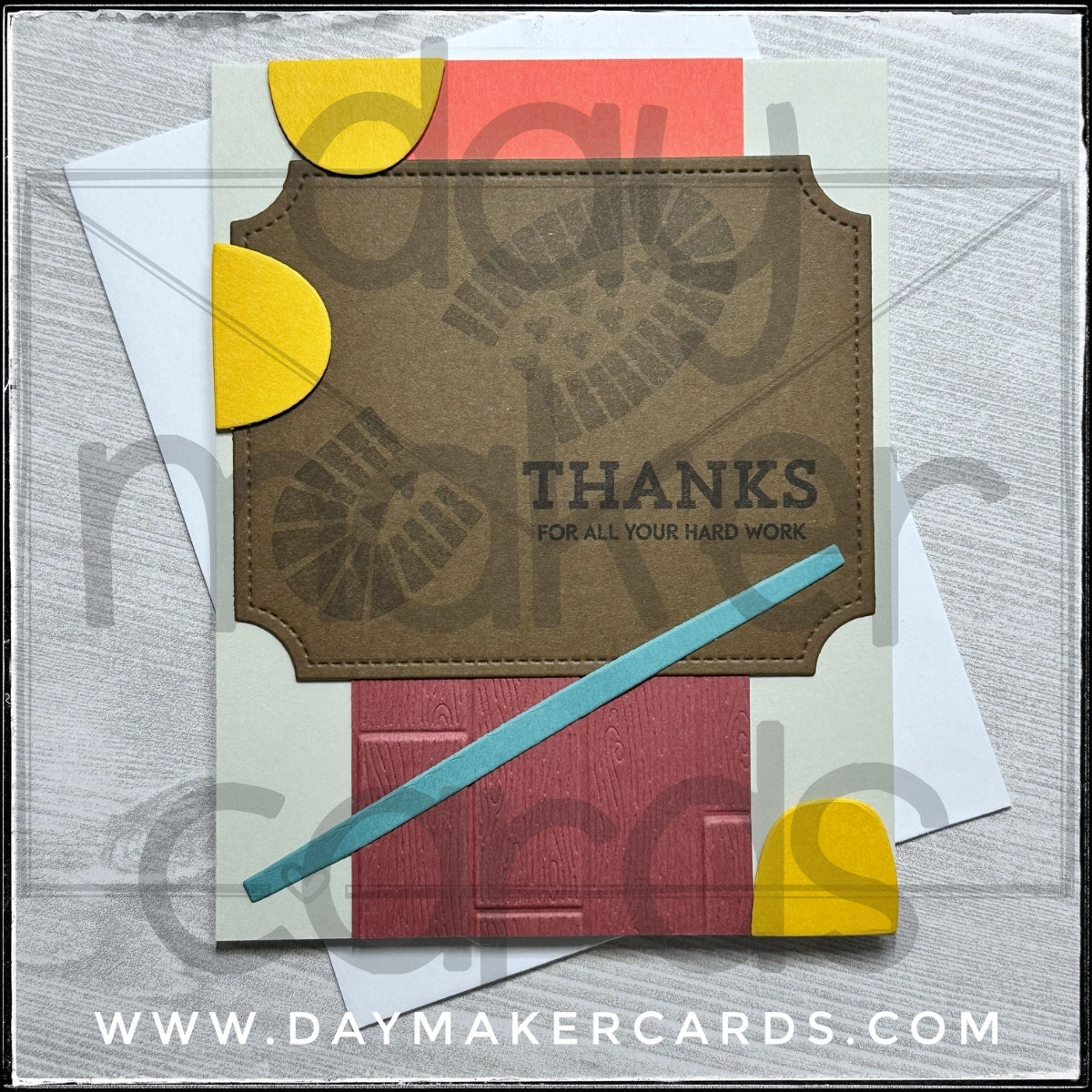 Hard Work Handmade Card