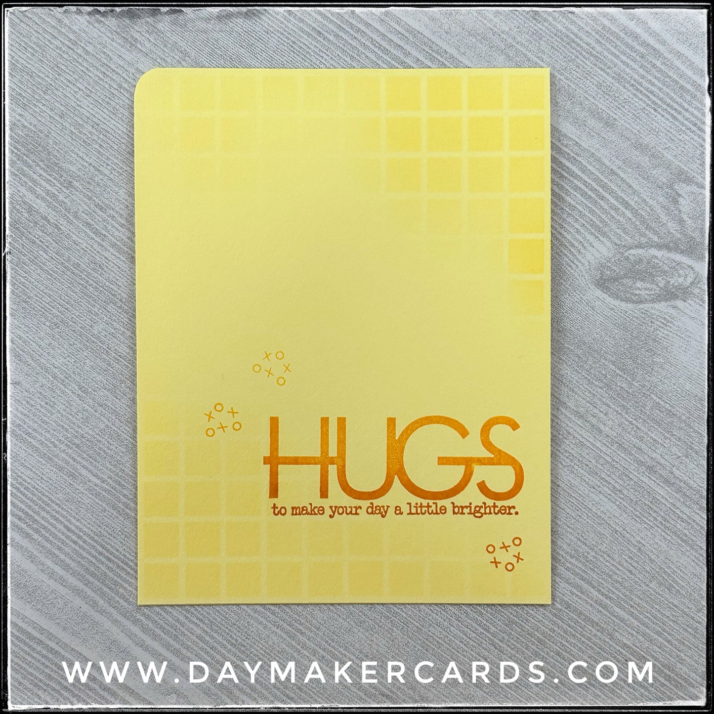 Hugs To Make Your Day Handmade Card