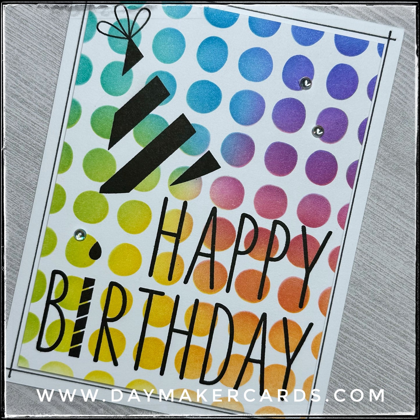 Happy Birthday [Party Hat] Handmade Card