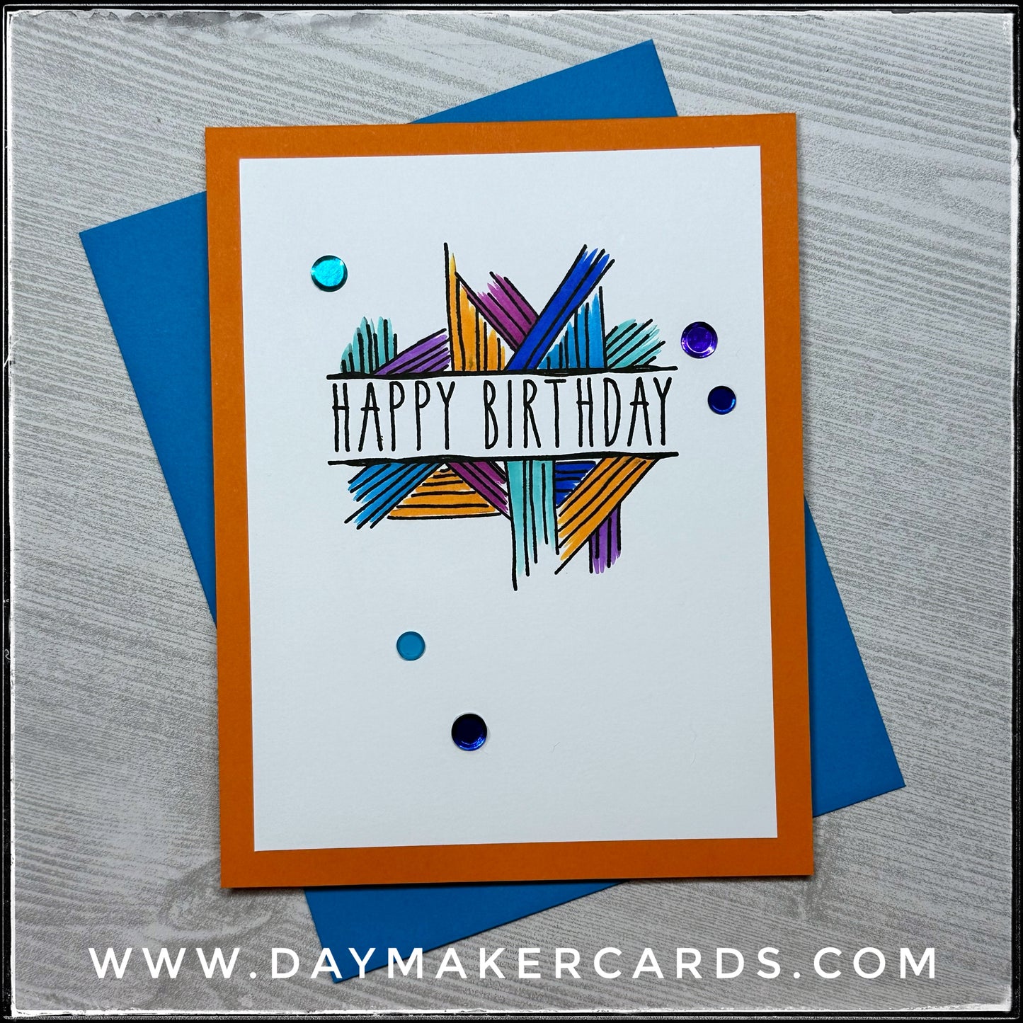 Happy Birthday Splits Handmade Card