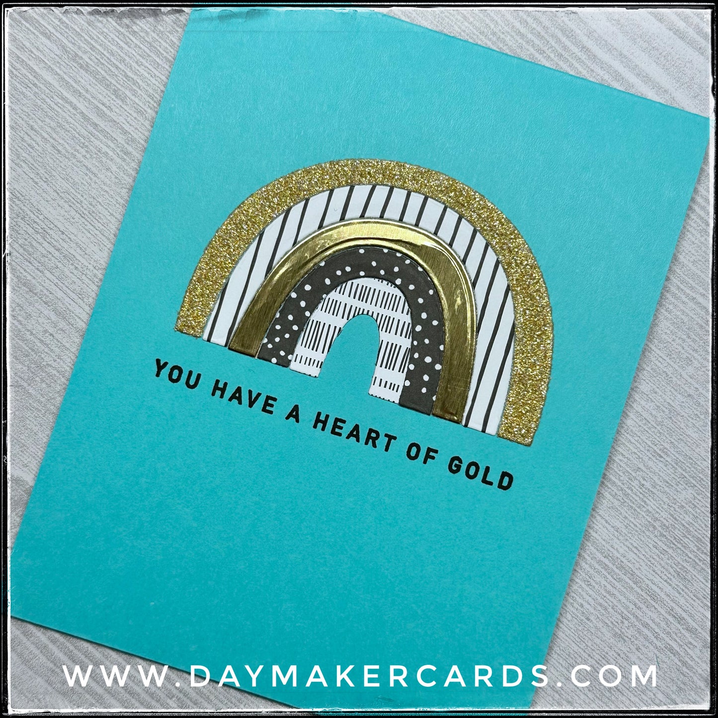 Heart Of Gold Handmade Card