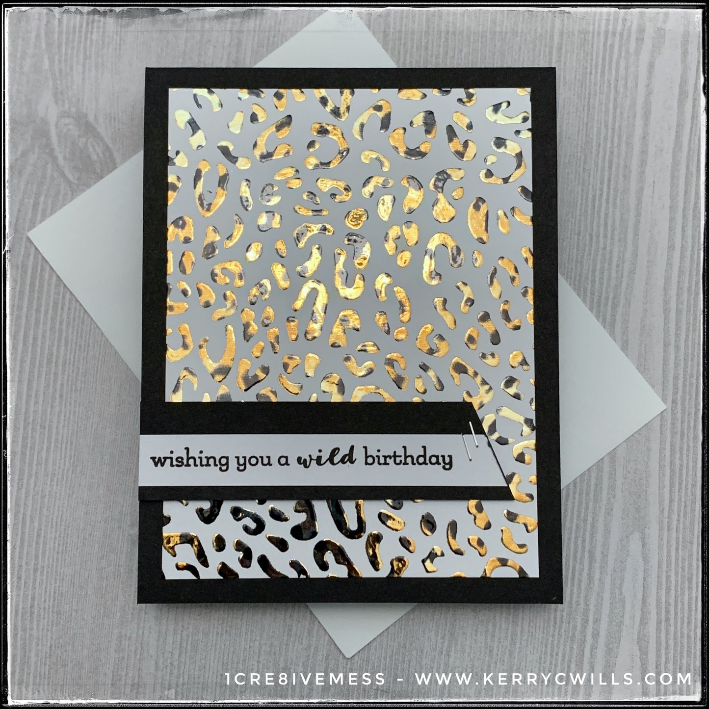 Wild Birthday [White] Handmade Card