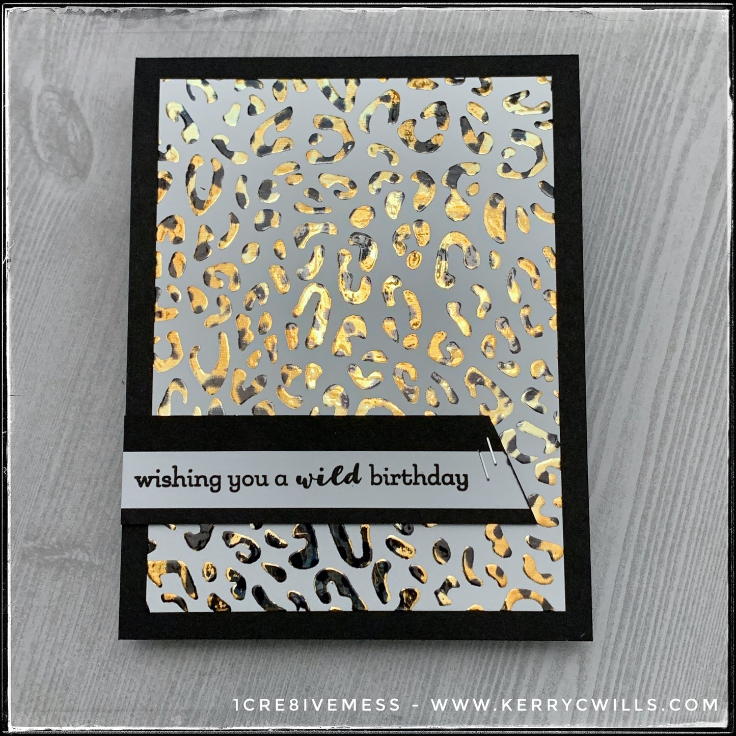 Wild Birthday [White] Handmade Card