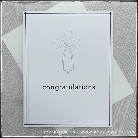 Congratulations [Cross] Handmade Card