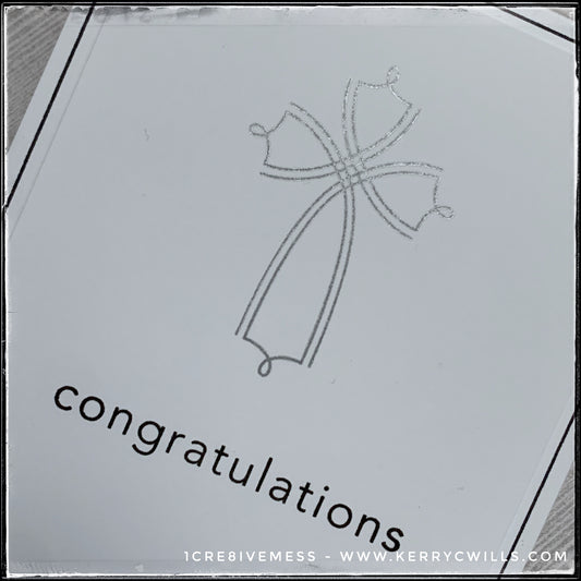 Congratulations [Cross] Handmade Card