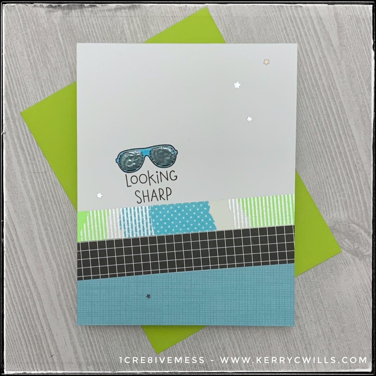 Looking Sharp Handmade Card