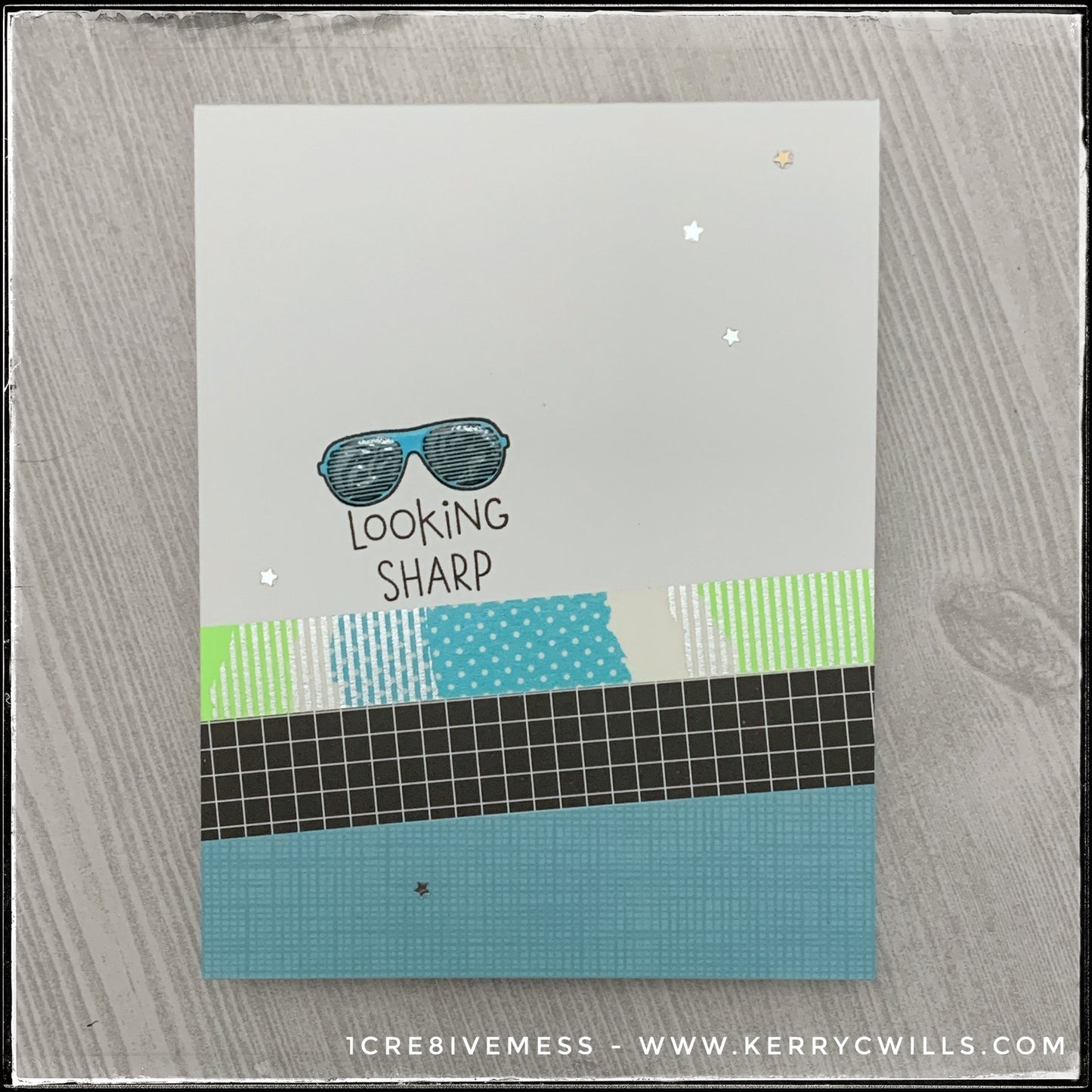 Looking Sharp Handmade Card