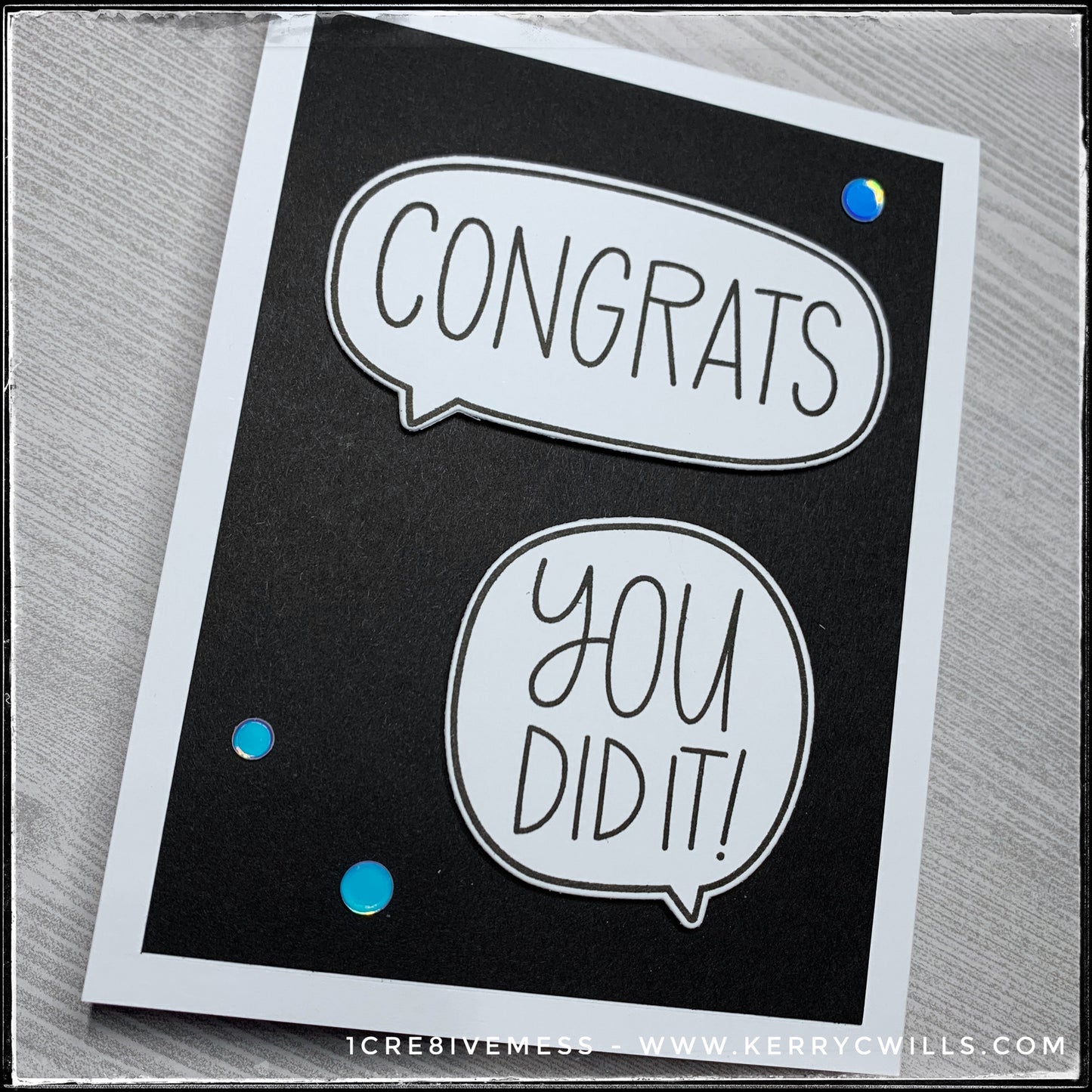 Congrats - You Did It! Handmade Card