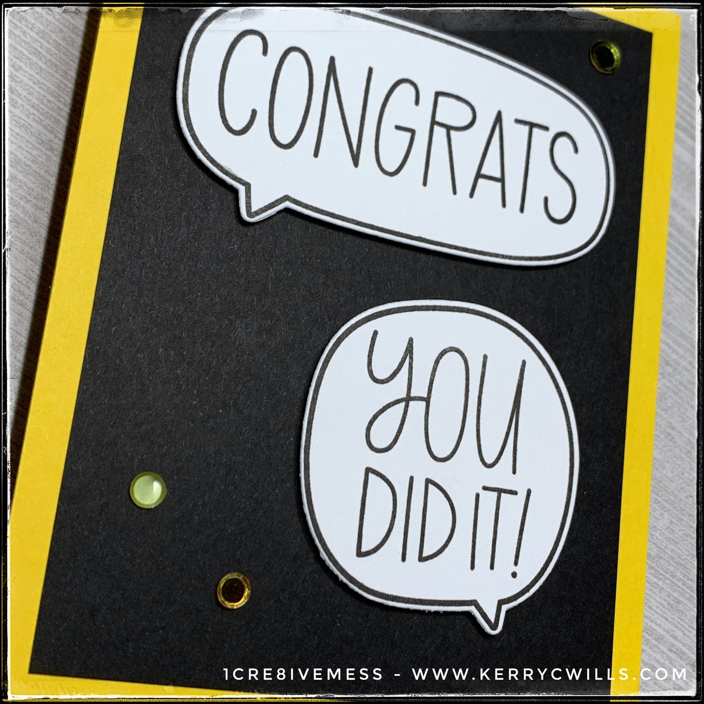 Congrats - You Did It! Handmade Card