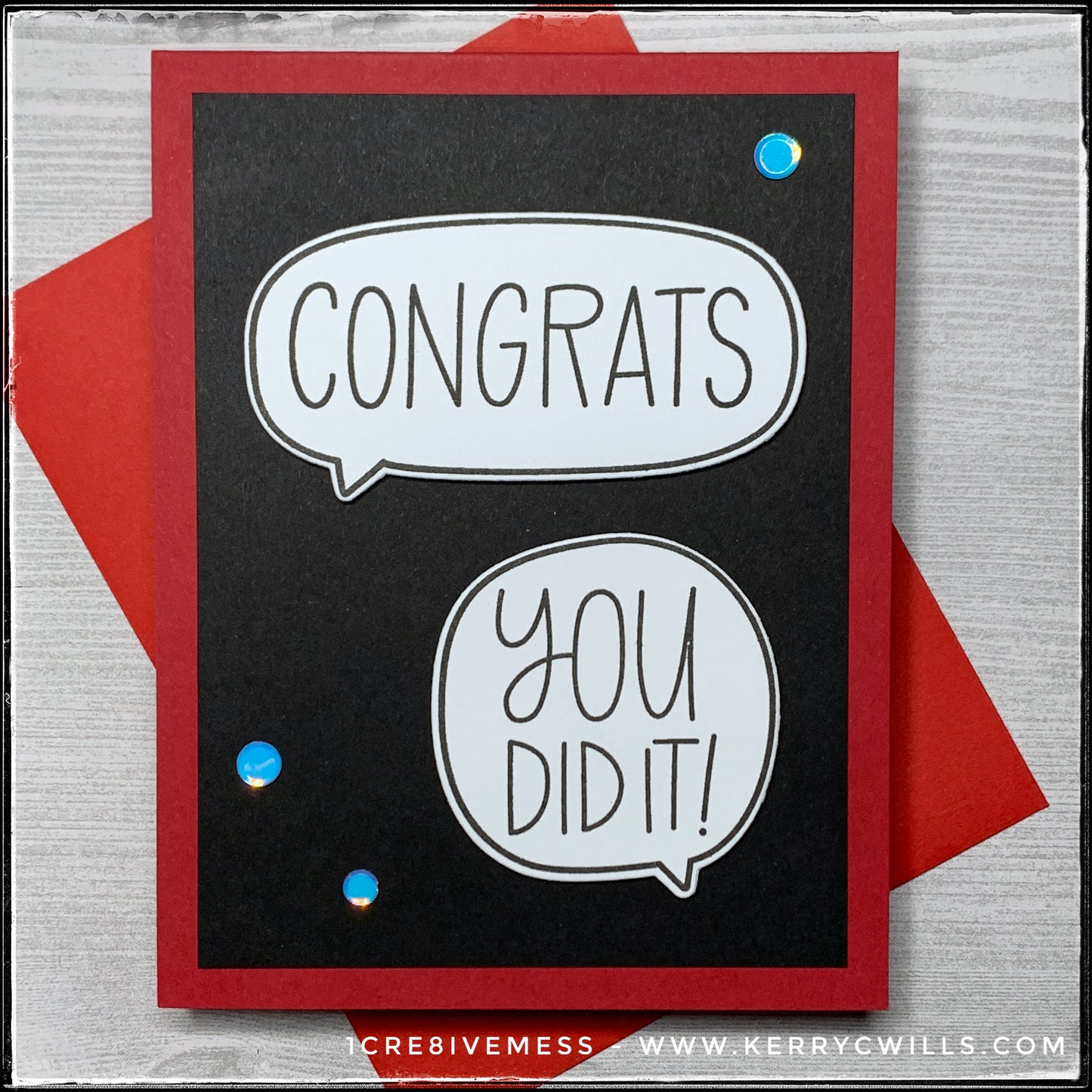 Congrats - You Did It! Handmade Card