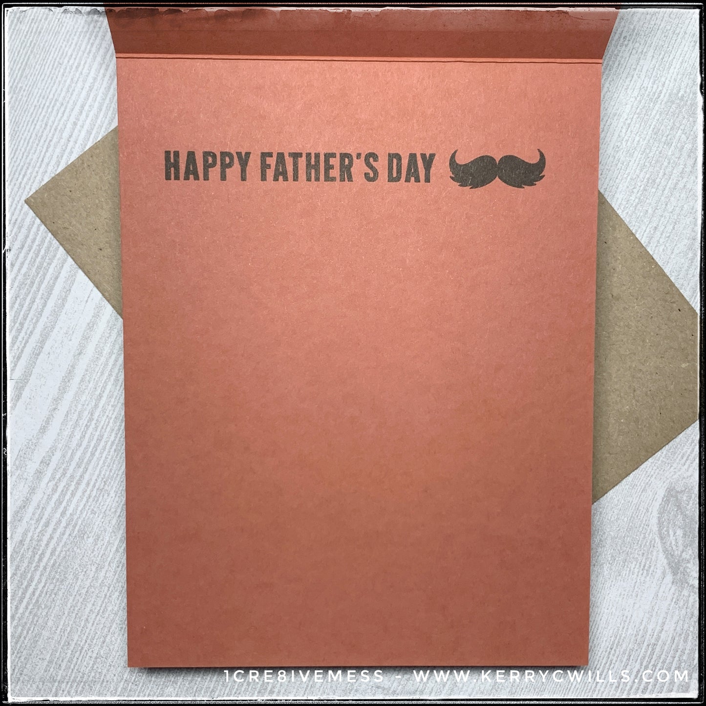 Super Dad, Super Stache Handmade Card