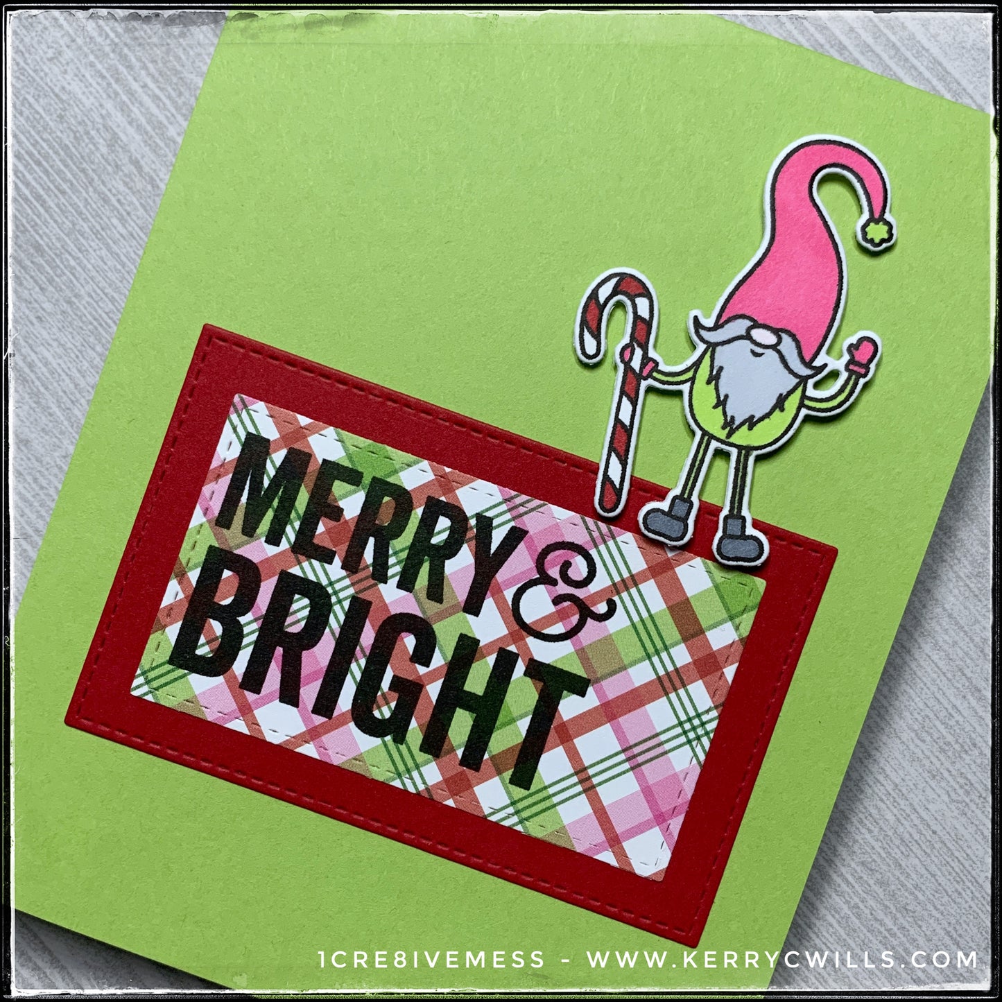 Merry & Bright Handmade Card