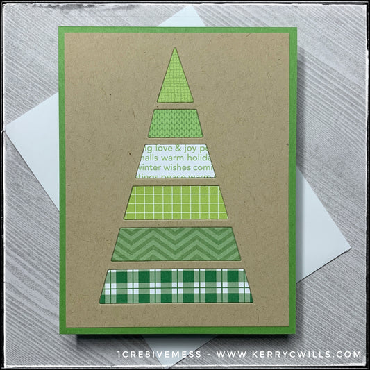 Patterned Tree Handmade Card