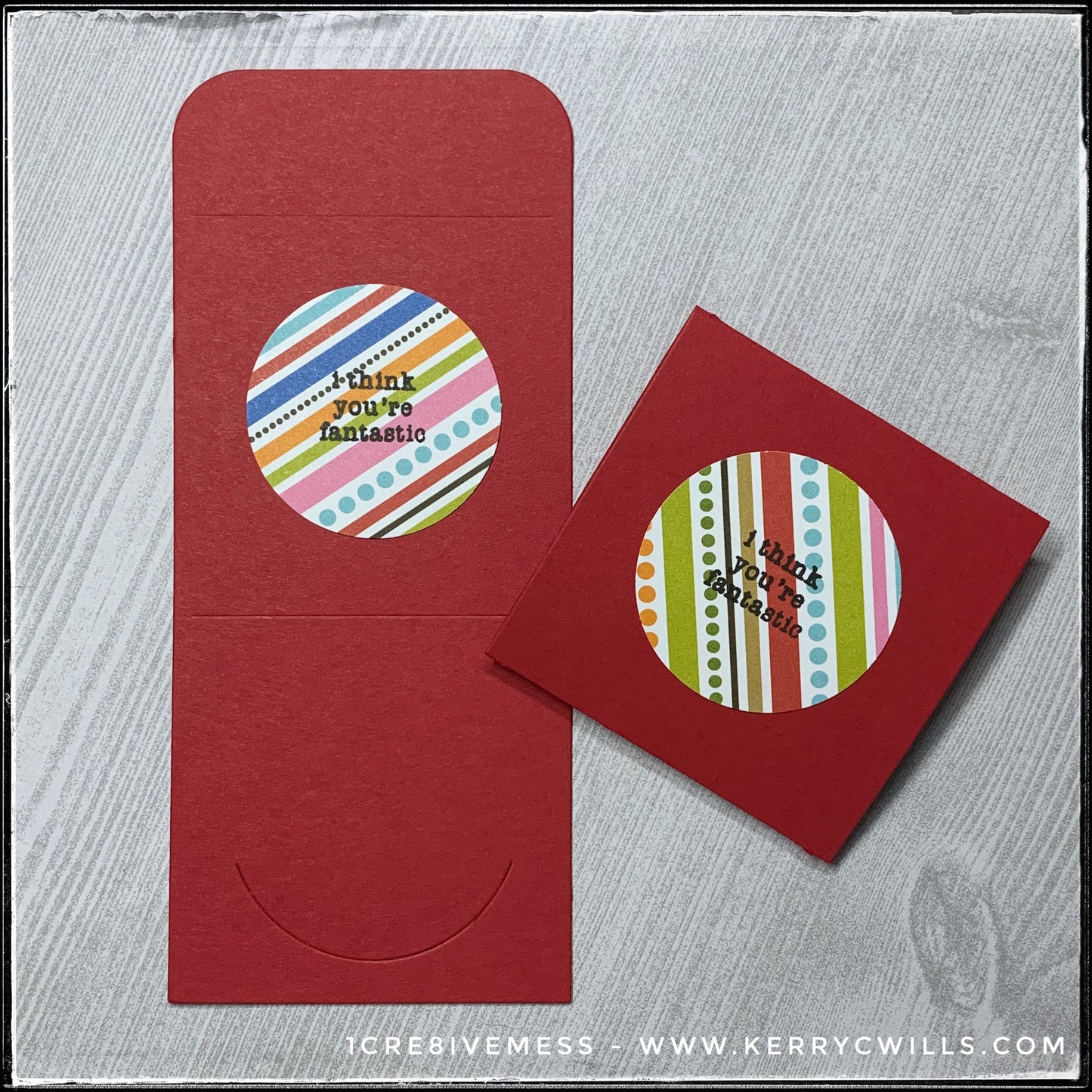 I Think You're Fantastic [Lunchbox] Handmade Card