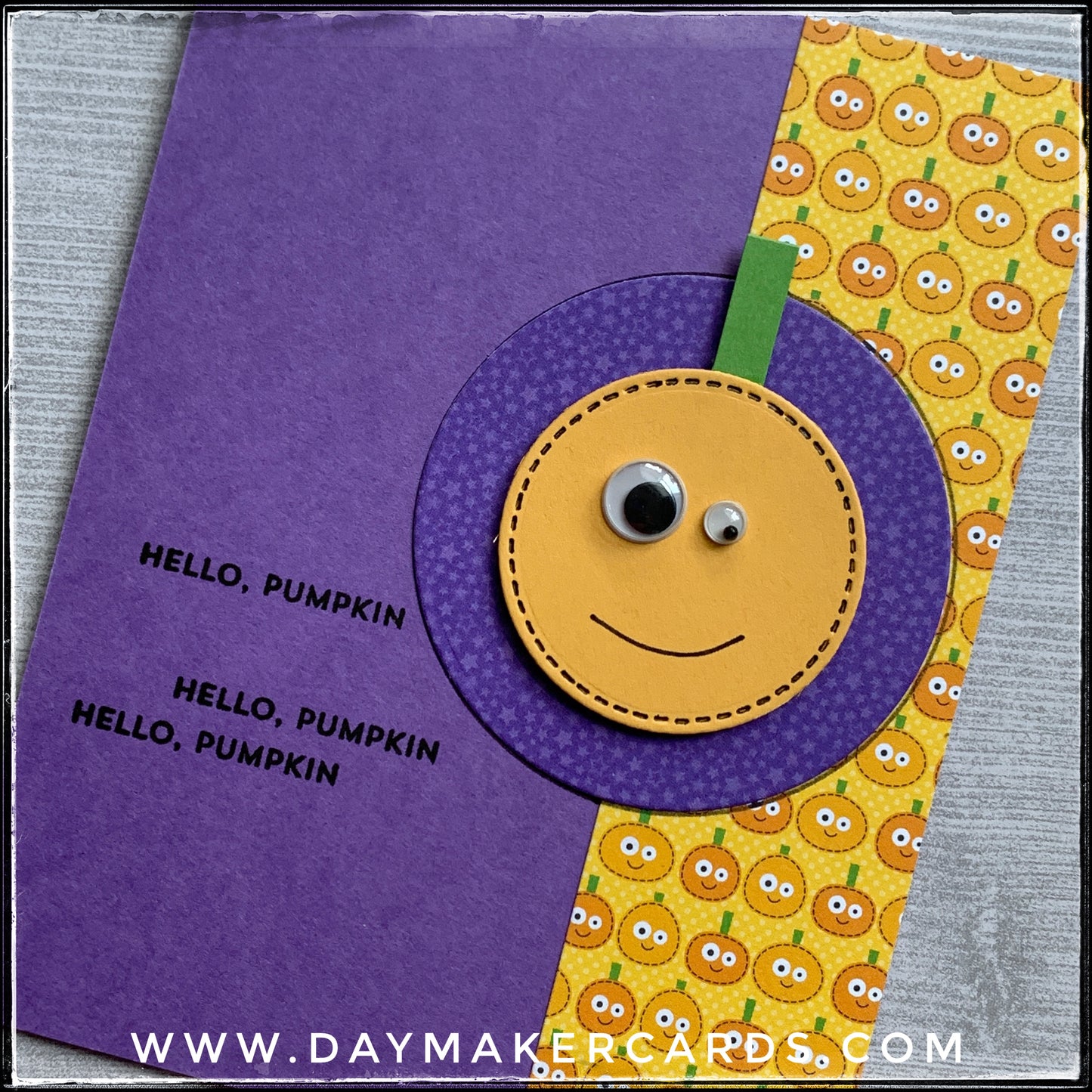 Hello Pumpkin Handmade Card