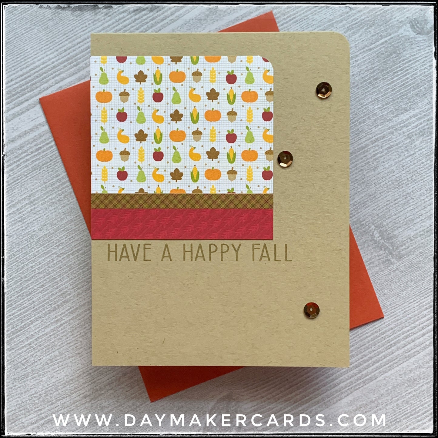 Have A Happy Fall Handmade Card
