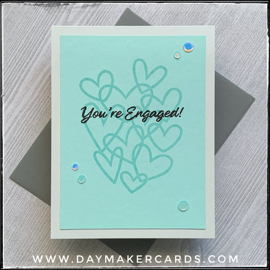 You're Engaged! Handmade Card