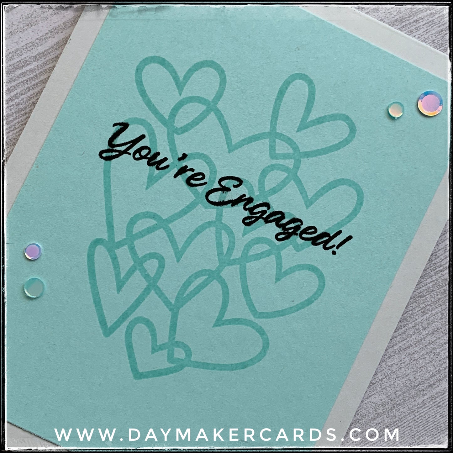 You're Engaged! Handmade Card