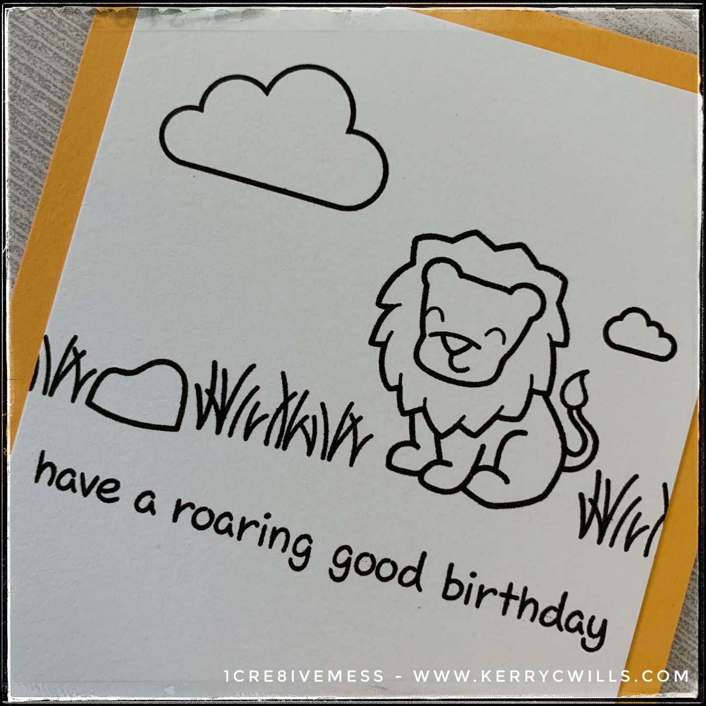 Roaring Good Birthday Handmade Card