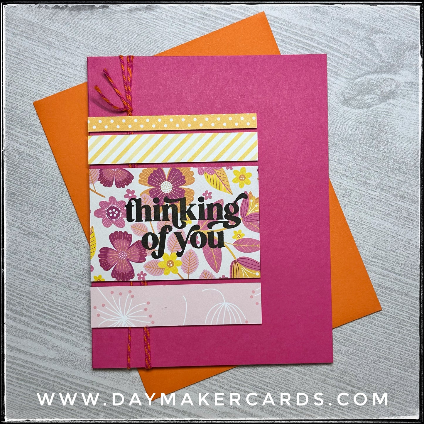 Thinking Of You Handmade Card